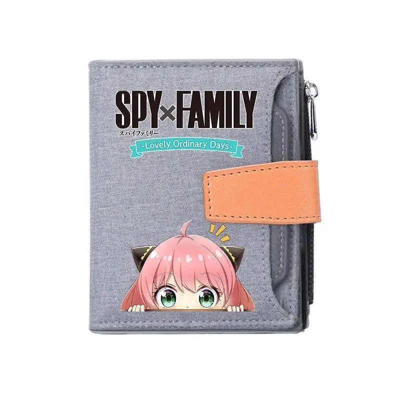 

Spy X Family Aniya Integrated Wallet Driver's License Two-In-One Cartoon Short Coin Purse Folding Card Holder Ins Anime
