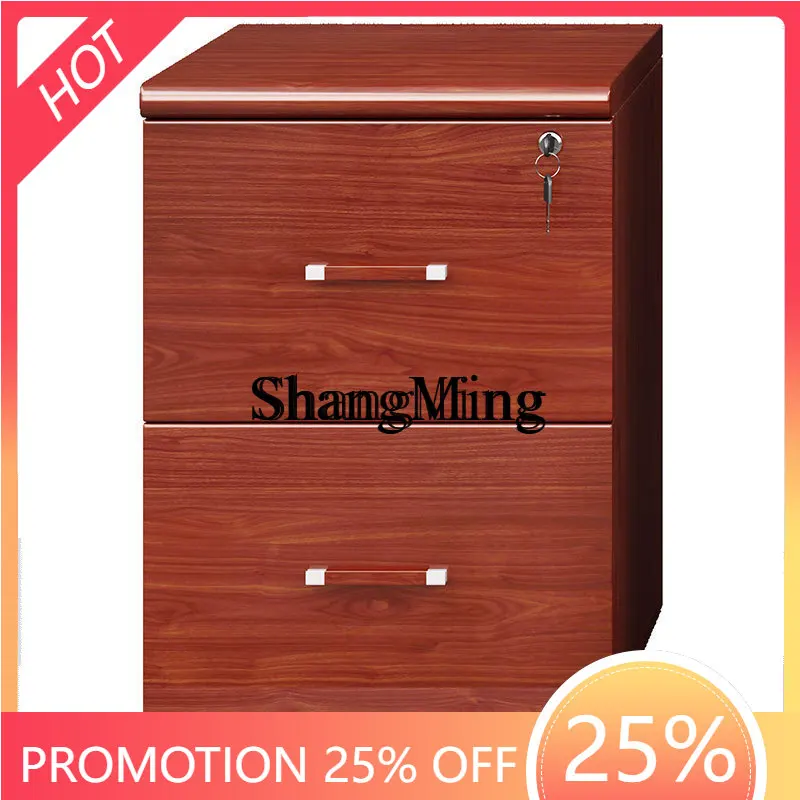 

FGgood-looking office with wheel printer cabinet mobile cabinet desk boss table desk edge low cabinet