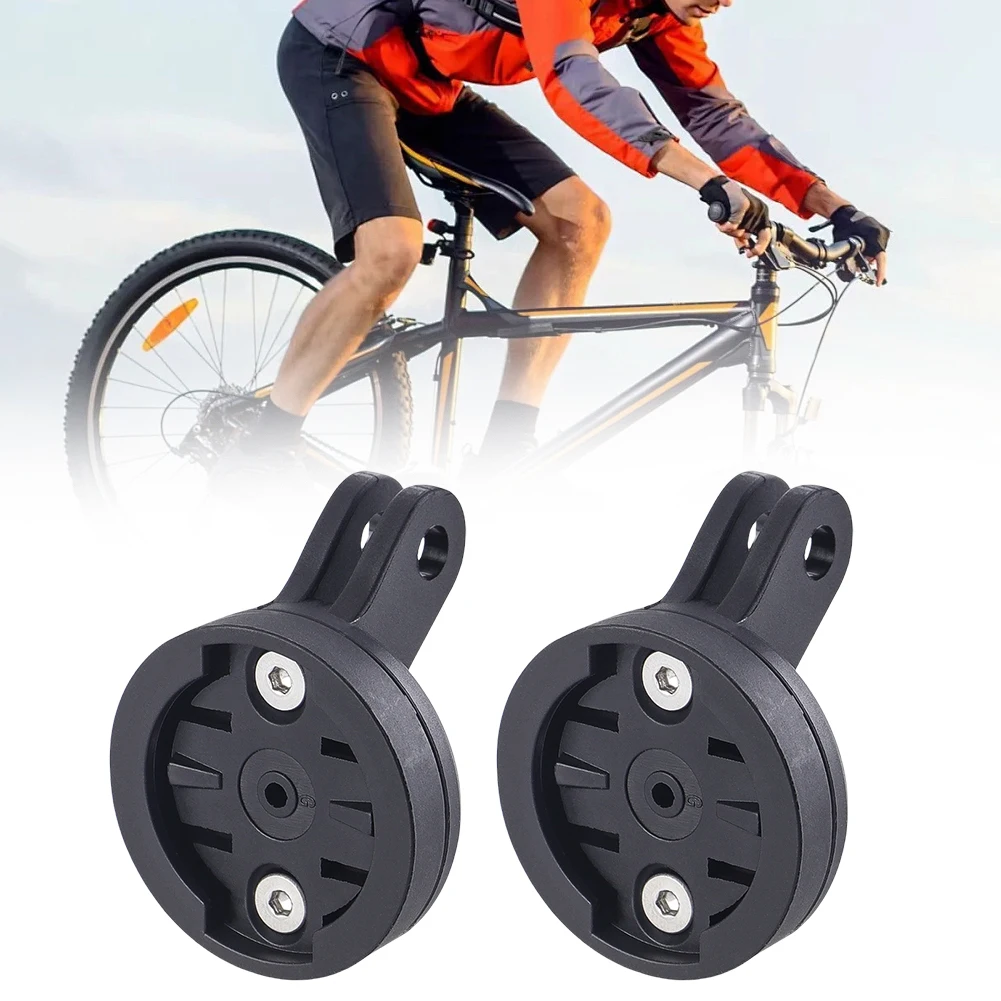 

2Pcs Bike Computer Mount Connecting Seat MTB Road Bike Computer Base Adjustable Angle Bicycle Camera Headlight Holder for Gopro