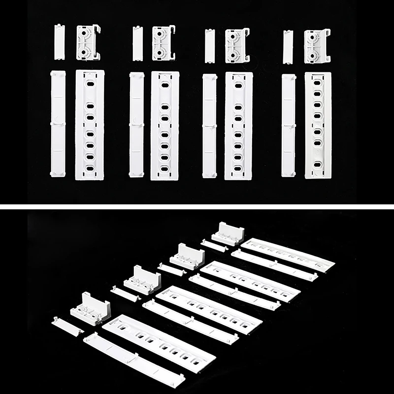 1Set Integrated Fridge Door Plastic Mounting Bracket Fixing Slide Kit For Freezer Refrigerator Door Shelf Rail For Refrigerator