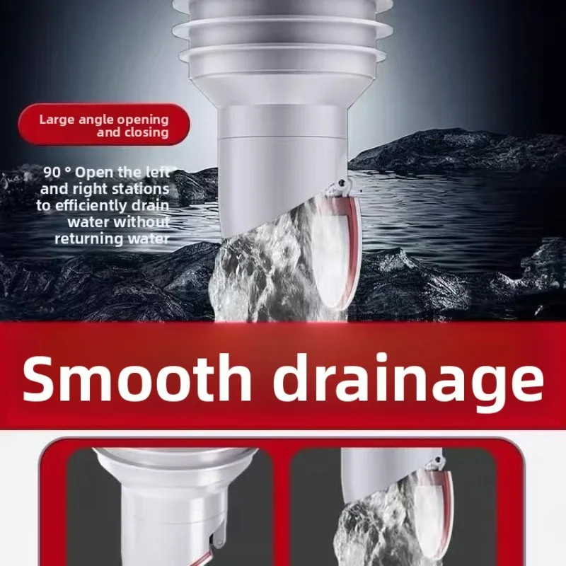 Sink Plug Sewer Pipe Sealing Ring Water Plug Floor Drain Shower Stopper Bathroom Accessories 70-75mm Silicone Drains Kitchen image 4