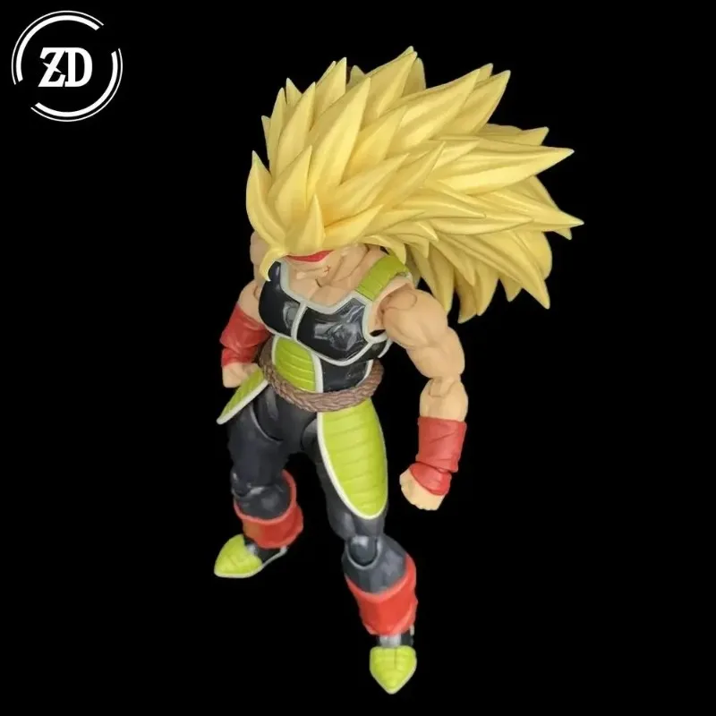 In Stock ZD Studio Dragon Ball SHF Super Saiya SSJ3 Vegito Bardock Son Goku Black Head Sculpture Accessories Action Figure Toy view 4