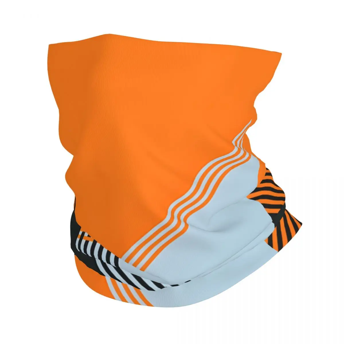 Motorsports Livery- Papaya Orange Bandana Neck Cover Wrap Scarf Balaclava Cycling Unisex Adult Breathable