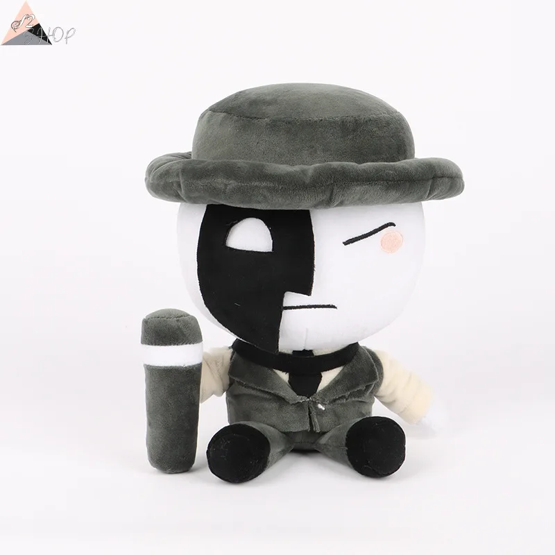 

New Skeleton Artist Plush Toy, Dark Cute Cartoon Stuffed Doll, Unique Gothic Art Themed Collectible