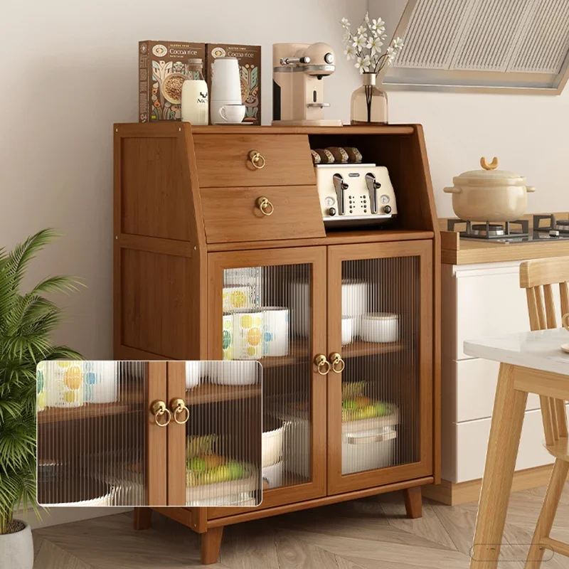 Sideboard Interior Multifunction Home Organizer Minimalist Coffee Corner Cupboard Storage Locker Kitchen Side Table Furniture