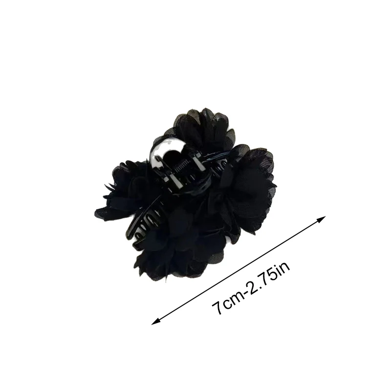 1pc new rose flower temperament petal clip fashionable shark clip clip Western hair clip