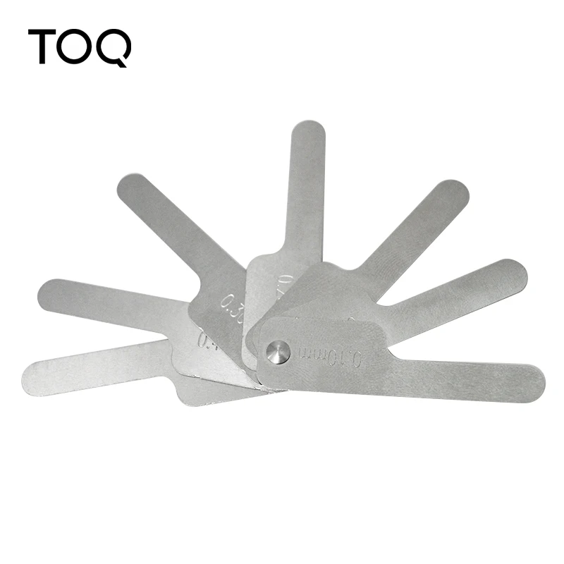 TOQ Dental Interproximal Reduction Gauge Orthodontic IPR Gauge Stainless Steel Tooth Gap Measuring Ruler Dentist Materials Tool