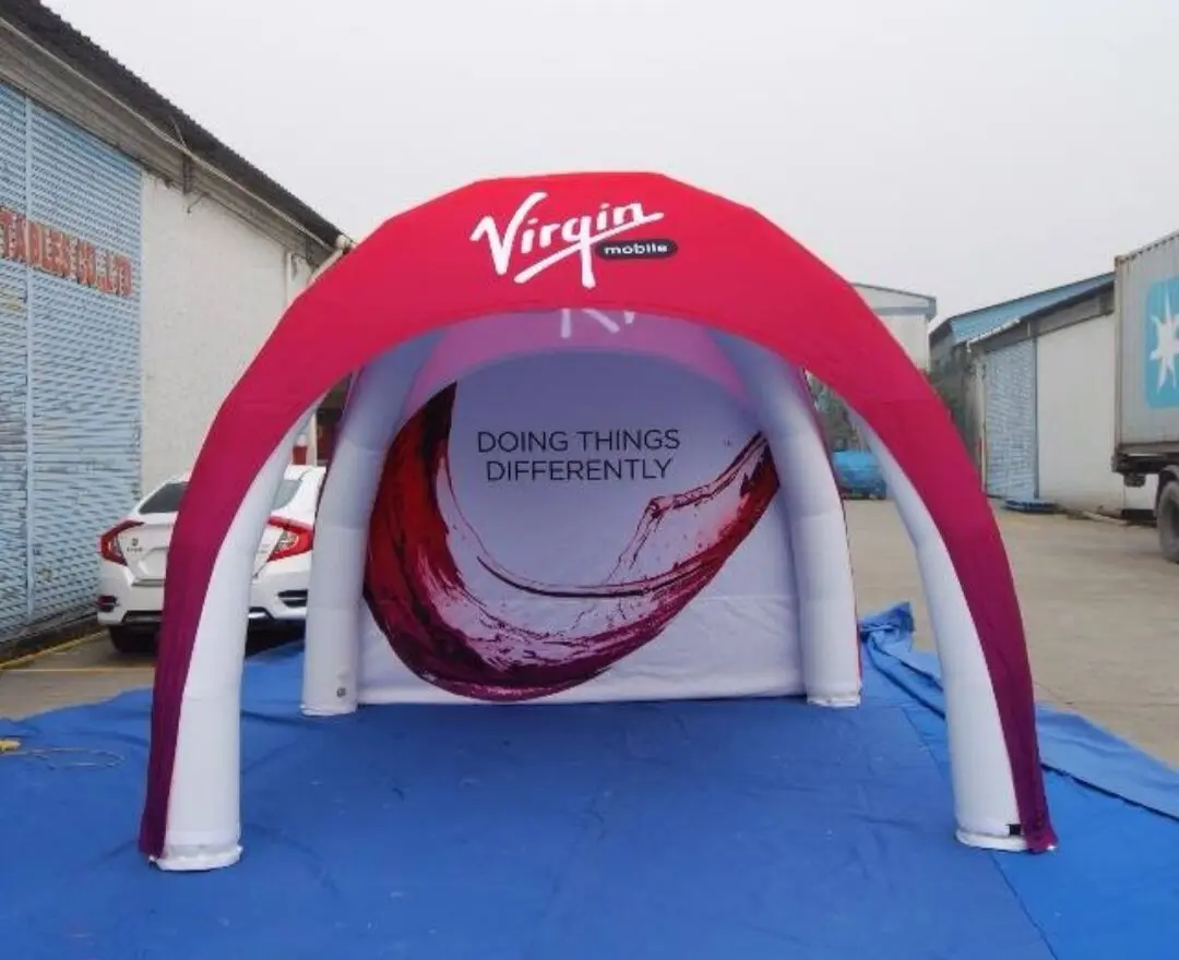 Promotional Event Sport Custom Trade Show Advertising Air Sky Print Dome Spider Inflatable Camping Dome Inflatable Event Tent