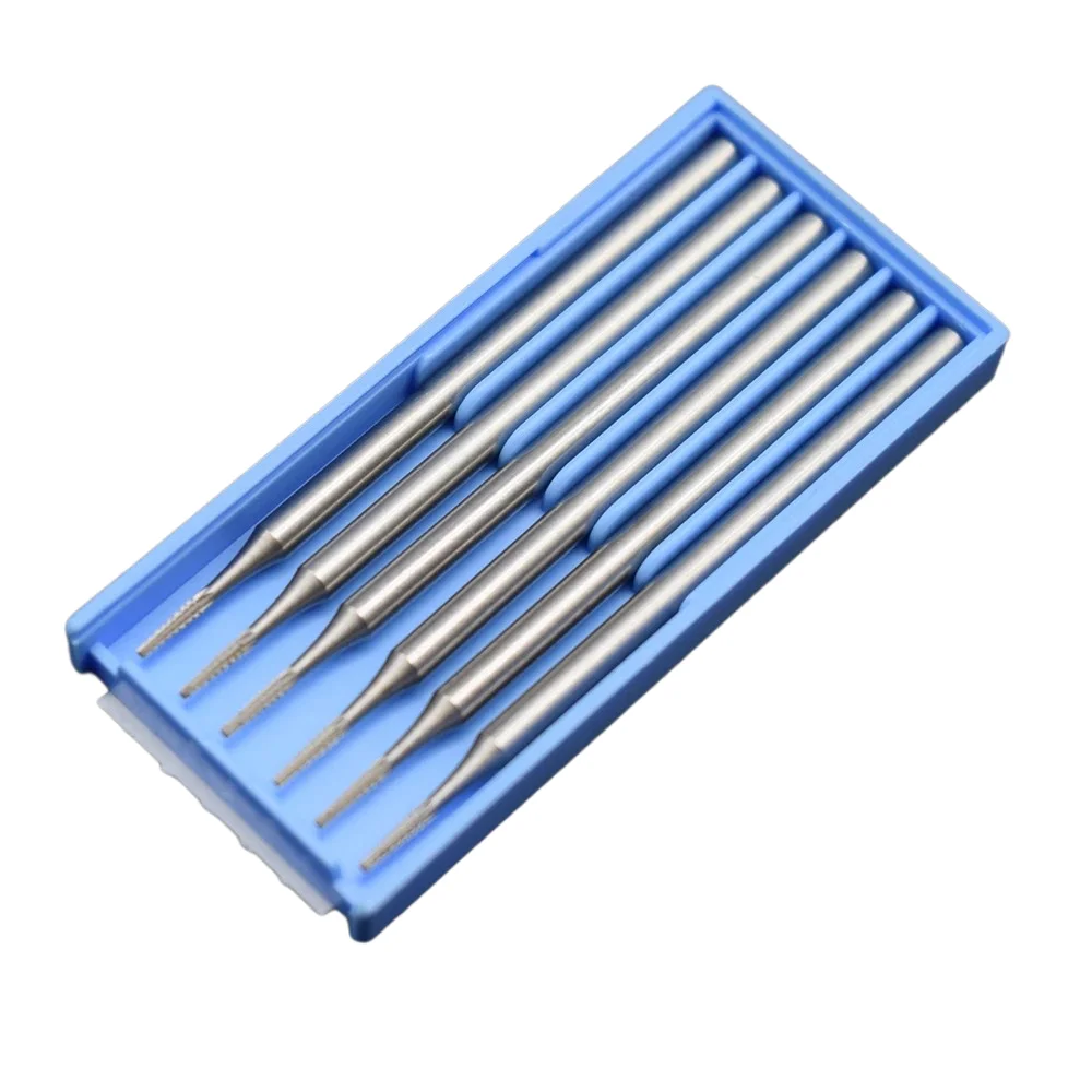 6pcs/set Tungsten Steel Burs for Jewellery Engraving Metal Drill Carving Grinding Bits 2.35mm Shank Jewelry Tools