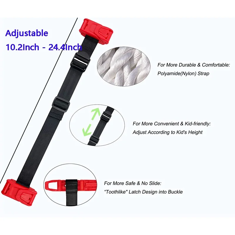 Pas bezpieczeństwa w samochodzie regulator pasów bezpieczeństwa samochodu z klipsem i pasek położenia dla dzieci/krótkich dorosłych ochraniacz szyi