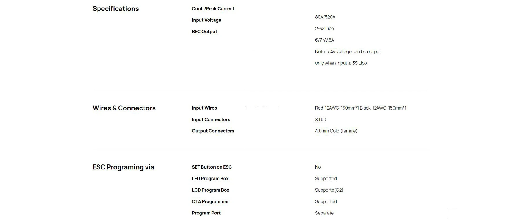 NEU Hobbywing Ezrun Brushless Sensor ESC Max10 G2 80A/140A für 1/10 RC Auto, Monster Truck – Detail 16