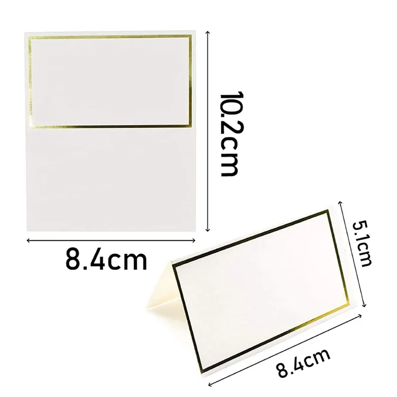 تتجه 150 قطعة بطاقات مكان مع احباط الحدود الجدول خيمة بطاقات الملمس بطاقة الجلوس فارغة مرافقة اسم مكان بطاقة لجدول Settin