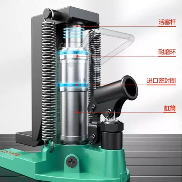Claw hydraulic jack, duckbill low 5/10/30 T50 tons vertical span