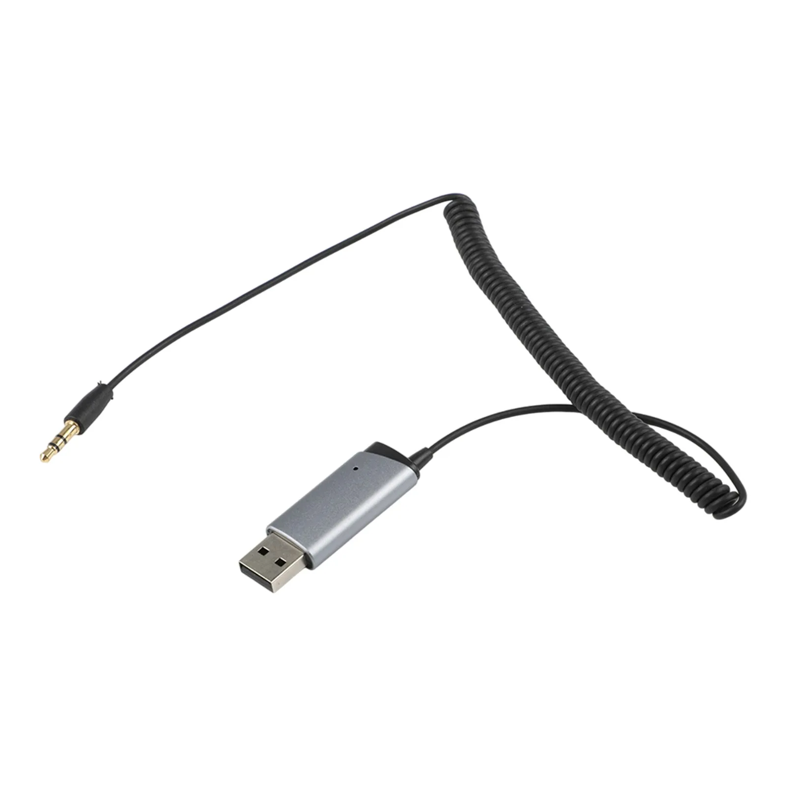 Condução no carro entretenimento dongle de áudio sem fio multi-função adaptador de controle de música receptor estéreo construção de liga de zinco