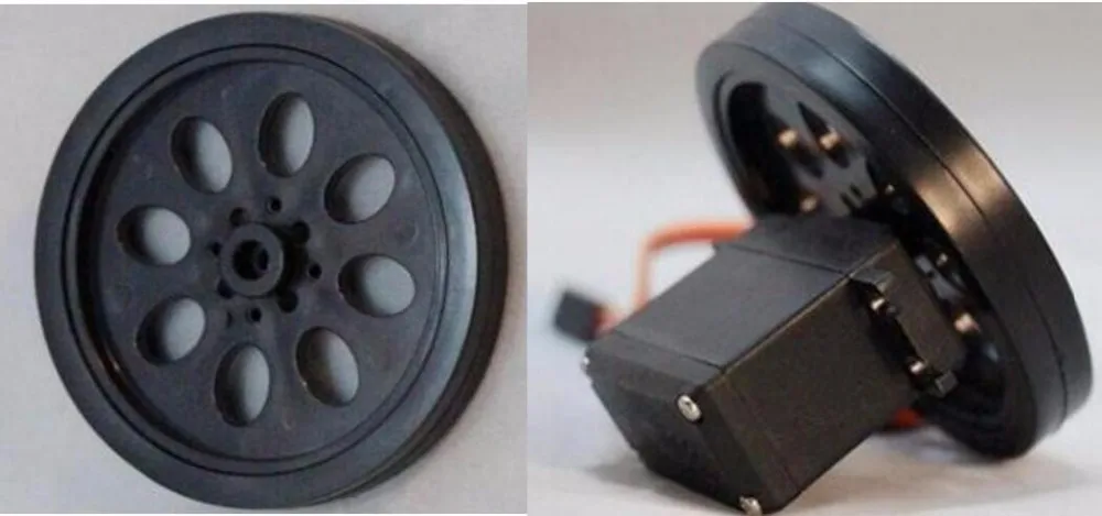 2 Stück Feetech FS5103R 6V 3kg. Cm 360° kontinuierliche Rotation Kernmotor Servo für Rc Auto Spielzeug Fahrzeuge Modell/und Rc Auto mit Rad