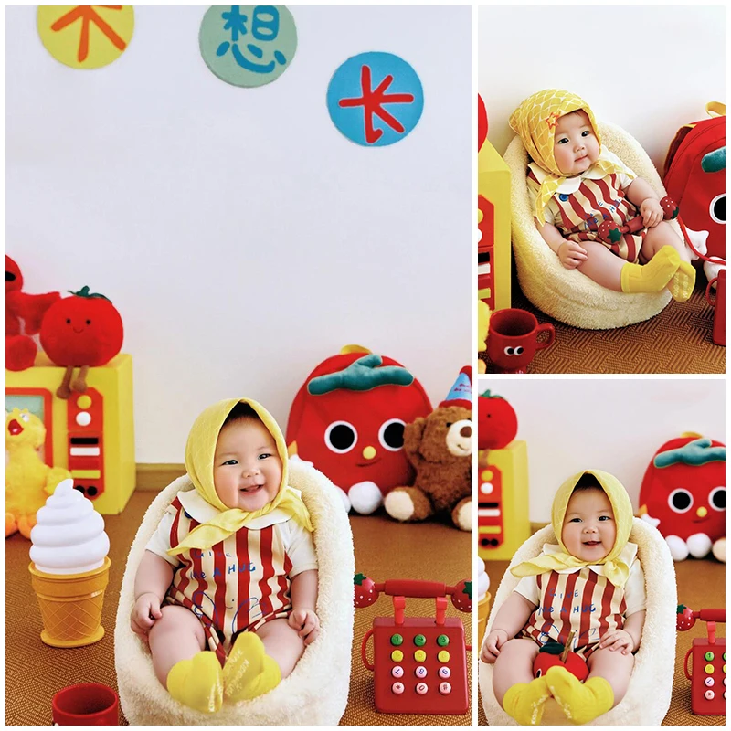 

Childrens Photography Clothing Cartoon Doll Theme Baby Photography Clothing Babys Centennial Photo accesorios bebe 신생아