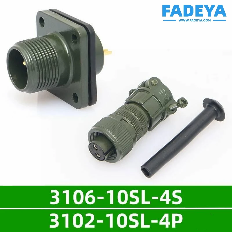 5015 Us Military Standard Waterproof Aviation Plug And Socket 2-Pin MS3106A-10SL-4S MS3102A-10SL-4P