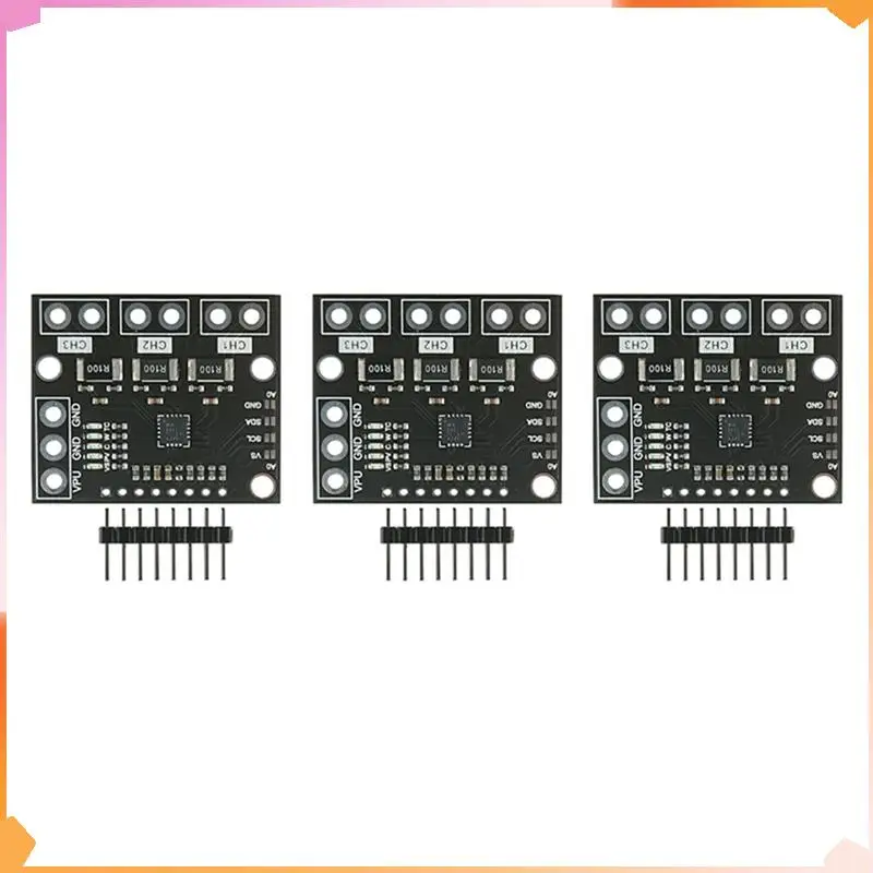 B94A 3X I2C SMBUS INA3221 Triple-Channel Shunt Strom Netzteil Spannung Monitor Sensor Board Modul