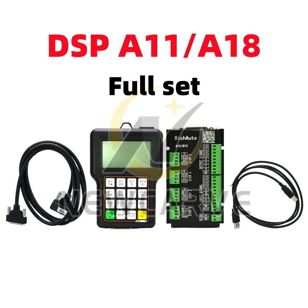 RichAuto DSP A11 A12 A15 A18 CNC Controller/DSP Controller Handle A1X Series A11E/A12E/A15E/A18E For CNC Woodworking Router