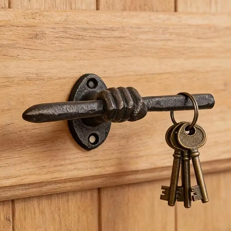 Creative Cast Iron Wall Hooks, Entryway Hooks Or Unique Room Decor For Hanging Coats, Wallets, Scarves, Or Jewelry, Utility Hoo