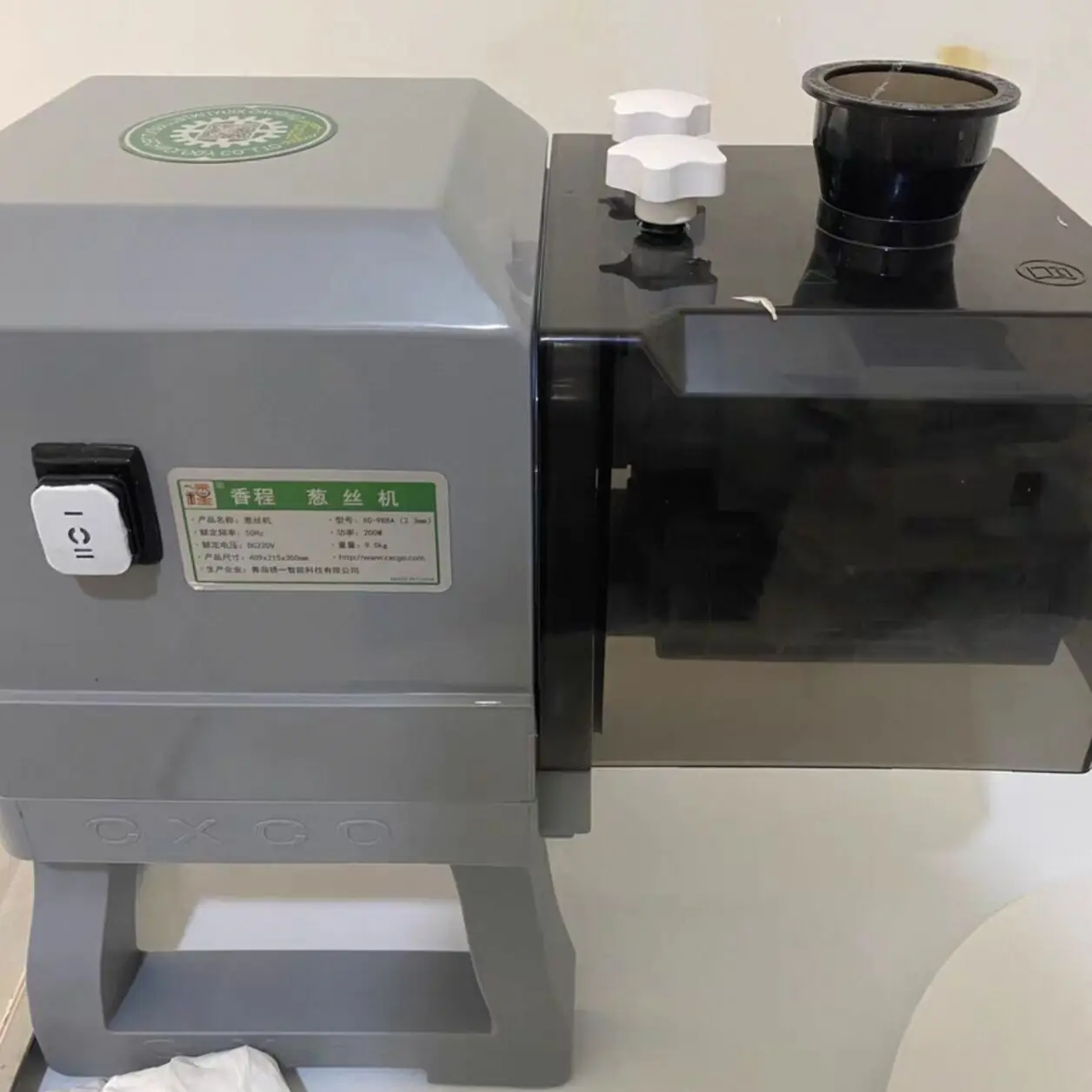 Elektrische Groene Uien Cutter Shredder Snijmachine Scallion Chopper