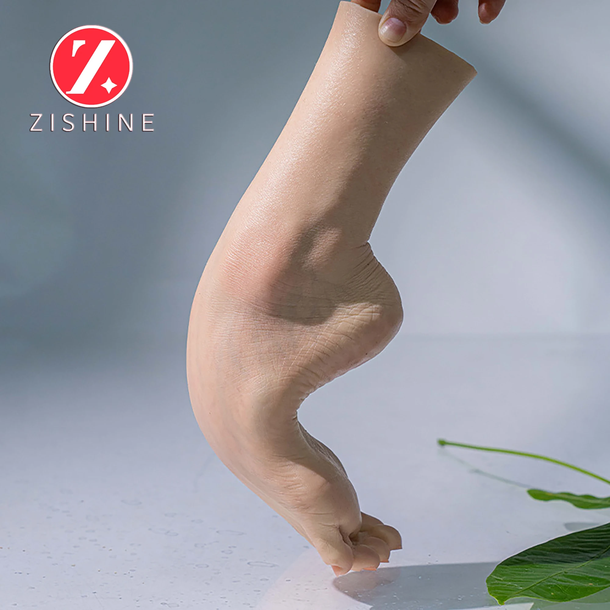 

1:1 Real Female Silicone Foot Model Fetish Shooting Jewelry Display Props Collecting Z3725 1pc Artificial False Mannequin Feet