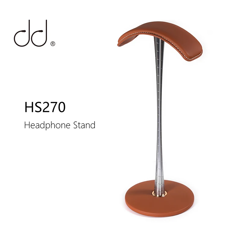 DD ddHiFi HS270 Headphone Stand, Genuine Leather and Aluminium Alloy Headphone Stand Headset Holder for All Headphones