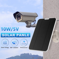 10W 5V Waterproof Solar Panels Kit Micro USB Charger Portable Solar Panels with 3 Meters Cable for Security Surveillance Camera