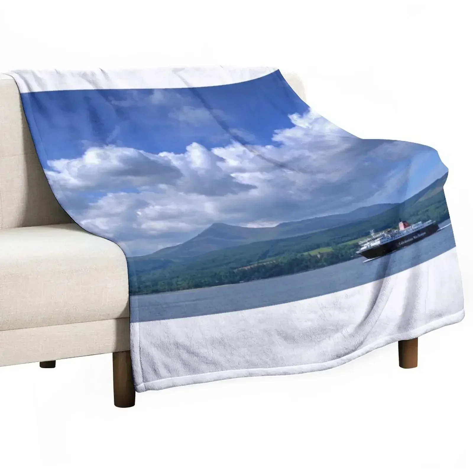 Goatfell, Isle of Arran, Scotland Throw Blanket Nap Warm Sleeping Bag Plaid on the sofa Picnic Giant Sofa Blankets