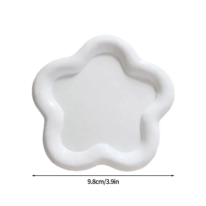 Creative Resin Trays Home Decor Jewelry Dish Heart Cloud Shape Storage Plate Organizer Watch Keys Holder Earrings Necklace Bowls