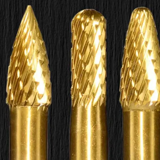 

5 шт. 1/4 дюйма, борфрезы с шестигранным хвостовиком, гравировка, шлифовка, полировка для резьбы по металлу, дереву, аксессуары для электроинструментов