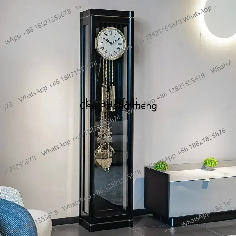 LHY26 ssss 26 Light Luxury the Grandfather Clock Modern Minimalist Chinese Style Large Clock Creative Vertical Pendulum Clock