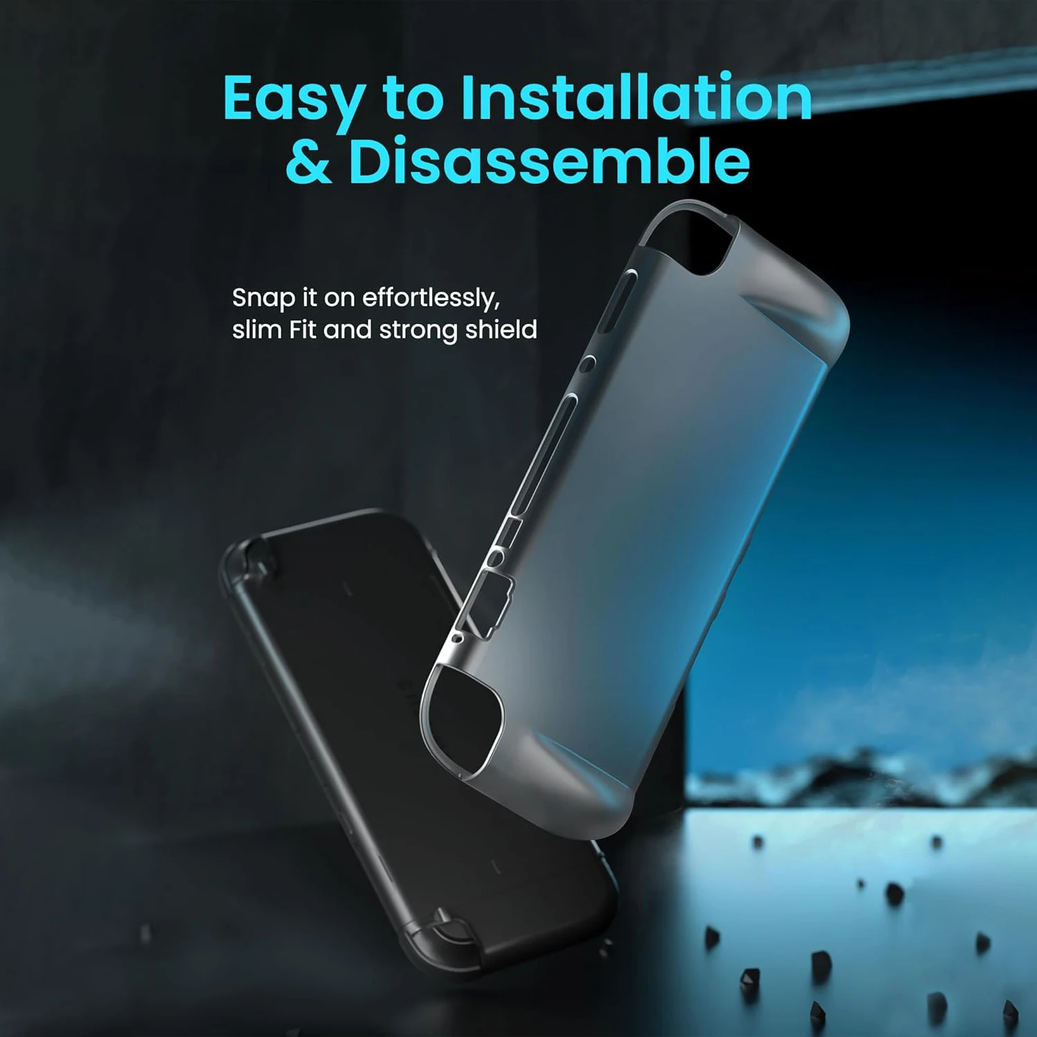 حافظة مريحة من مادة TPU لجهاز Switch 2 - غطاء مضاد للانزلاق وممتص للصدمات لوحدة التحكم في الألعاب NS2 وحماية الجسم بالكامل من Joy-Con #2