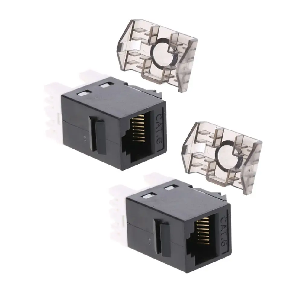 Threading High Quality Adapter Cable UTP CAT6 Six Categories Computer Outlet RJ45 Connector Network Module RJ45 Module Modules