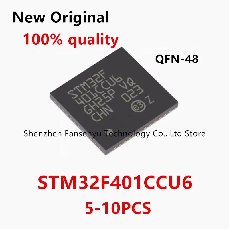 

(5-10piece)100% New STM32F401CCU6 STM32F 401CCU6 QFN-48 Chipset