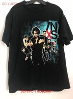 INXS Band Tour Concert Rock N Roll Black Unisex Cotton T-Shirt