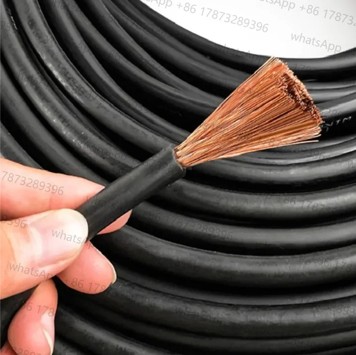 Cable de soldadura de cobre puro para pistola de soldar, cable de tierra de 16/25 mm² para máquina de soldar 200-400