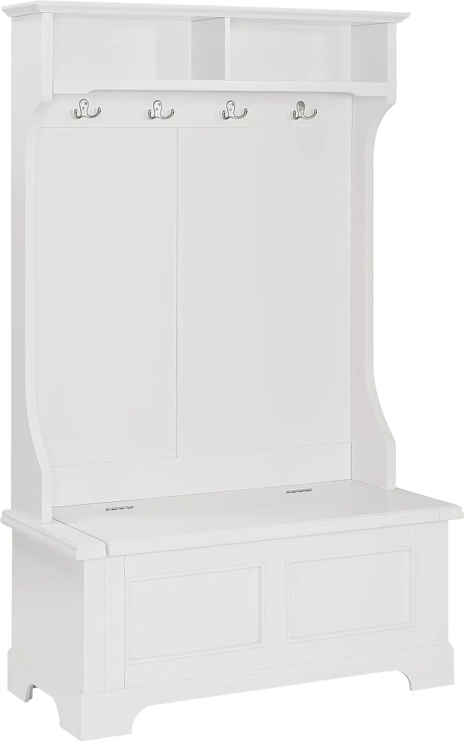 Crosley Furniture Campbell Hall Tree - White