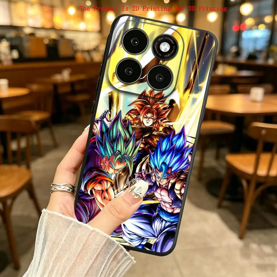 Case for Motorola G96 G50 G86 G60s G51 G73 G53 G30 Edge 70 50 40 20 Pro 30 Lite S30 G71 G32 G52 Phone Cover Dragon Balls Fusion view 3