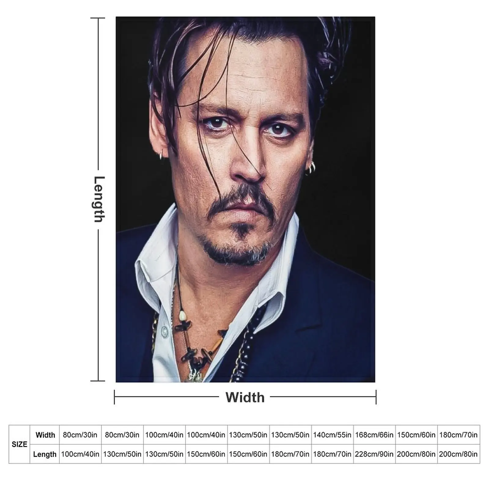 Johnny Depp PRO 8K Throw Blanket halloween blankets ands Plaid Blankets For Bed Blankets