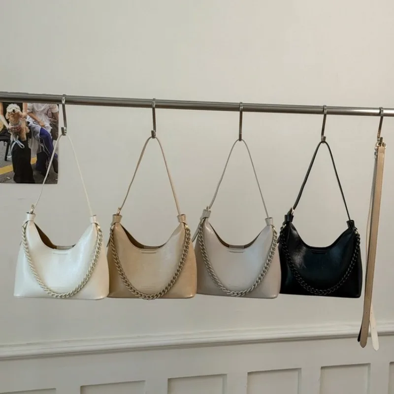 

Designer Paris Style Diaper Bag Elegant Leather Crossbody Purse Casual Trendy Commuter Shoulder Bag For Modern Ladies