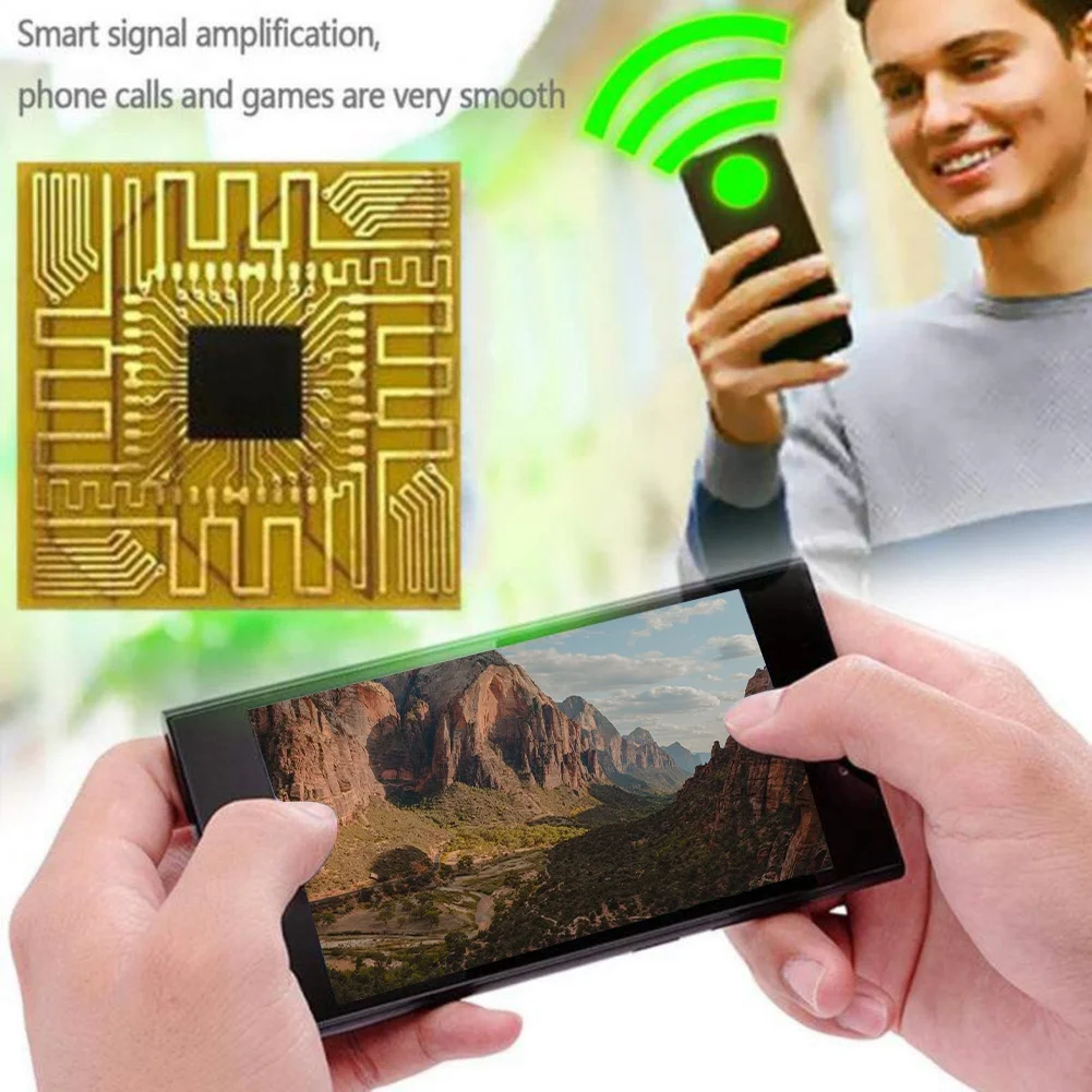 1 шт., наклейки для улучшения сигнала мобильного телефона, усилитель для наружной сети, портативный усилитель сигнала