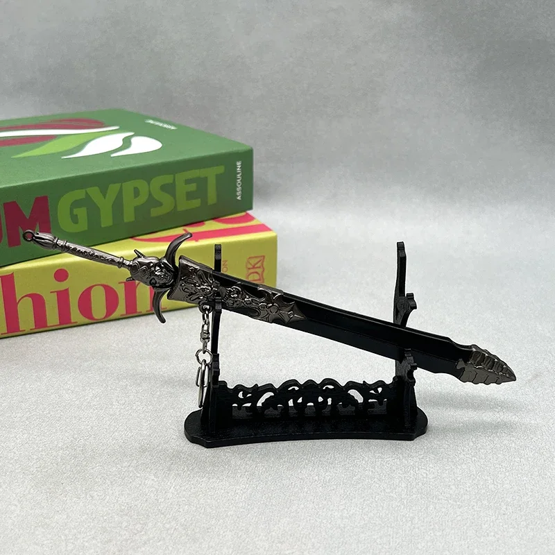 22cm rebelião espada arma de metal modelo diabo may dmc choro jogo réplica dante 1:6 figura de ação acessório decoração colecionável