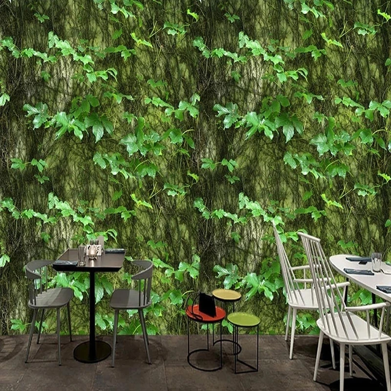 Customized Photo Wallpaper 3D Green Vine Flower Creeper Mural Living room sofa TV background wall bedroom restaurant wall fabric