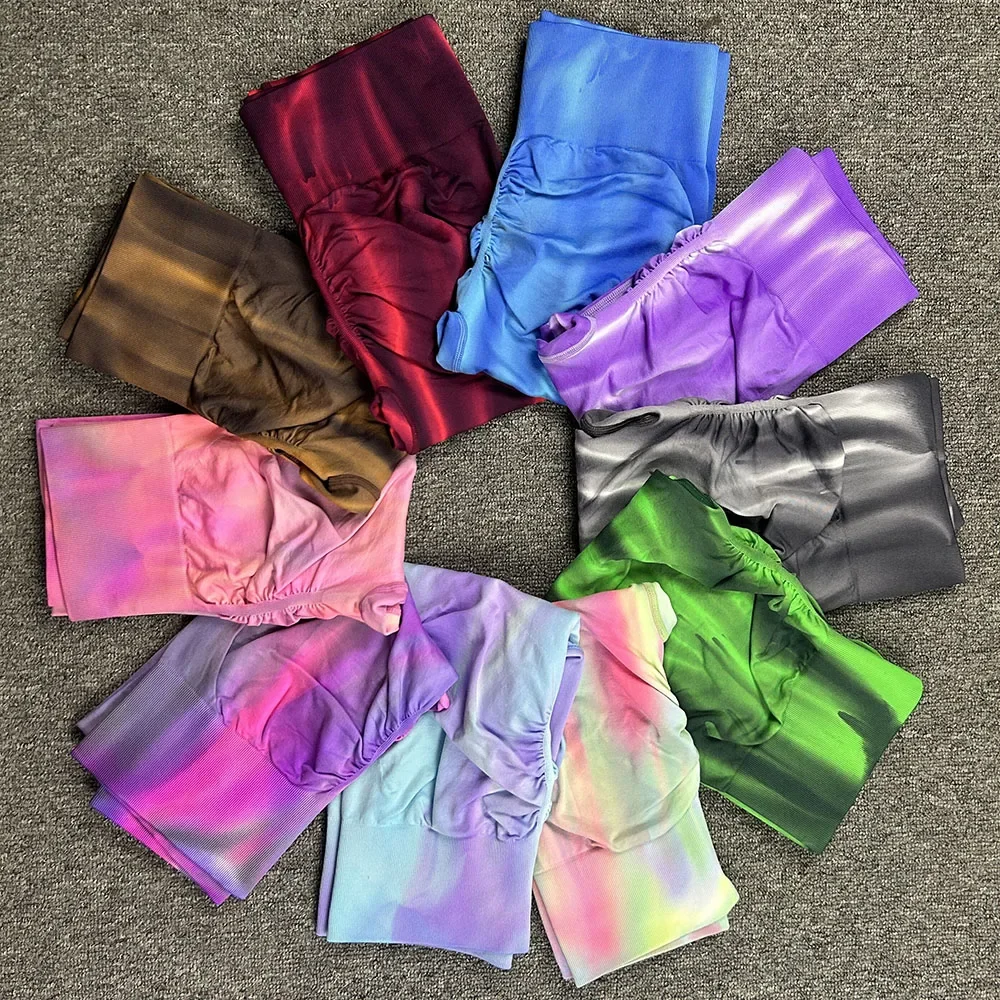 Naadloze Aurora hoge taille samenperst buit gym fitness yoga legging voor vrouwen push-up hardlopen fietsen sport panty vrouwelijk