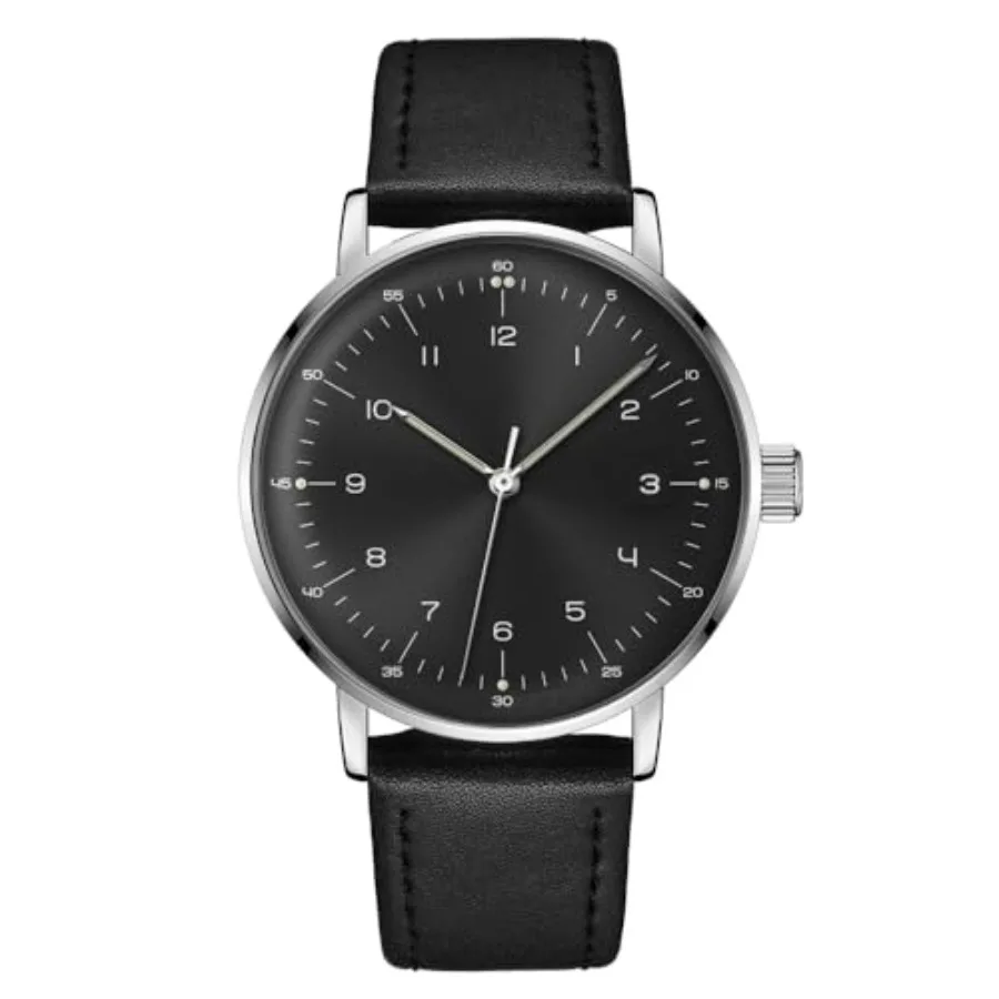 

Boyarca Vintage Mechanical Watch with Domed Glass Watch Mirror and 40mm case, Casual and Minimalist Manual Winding Mechanical W