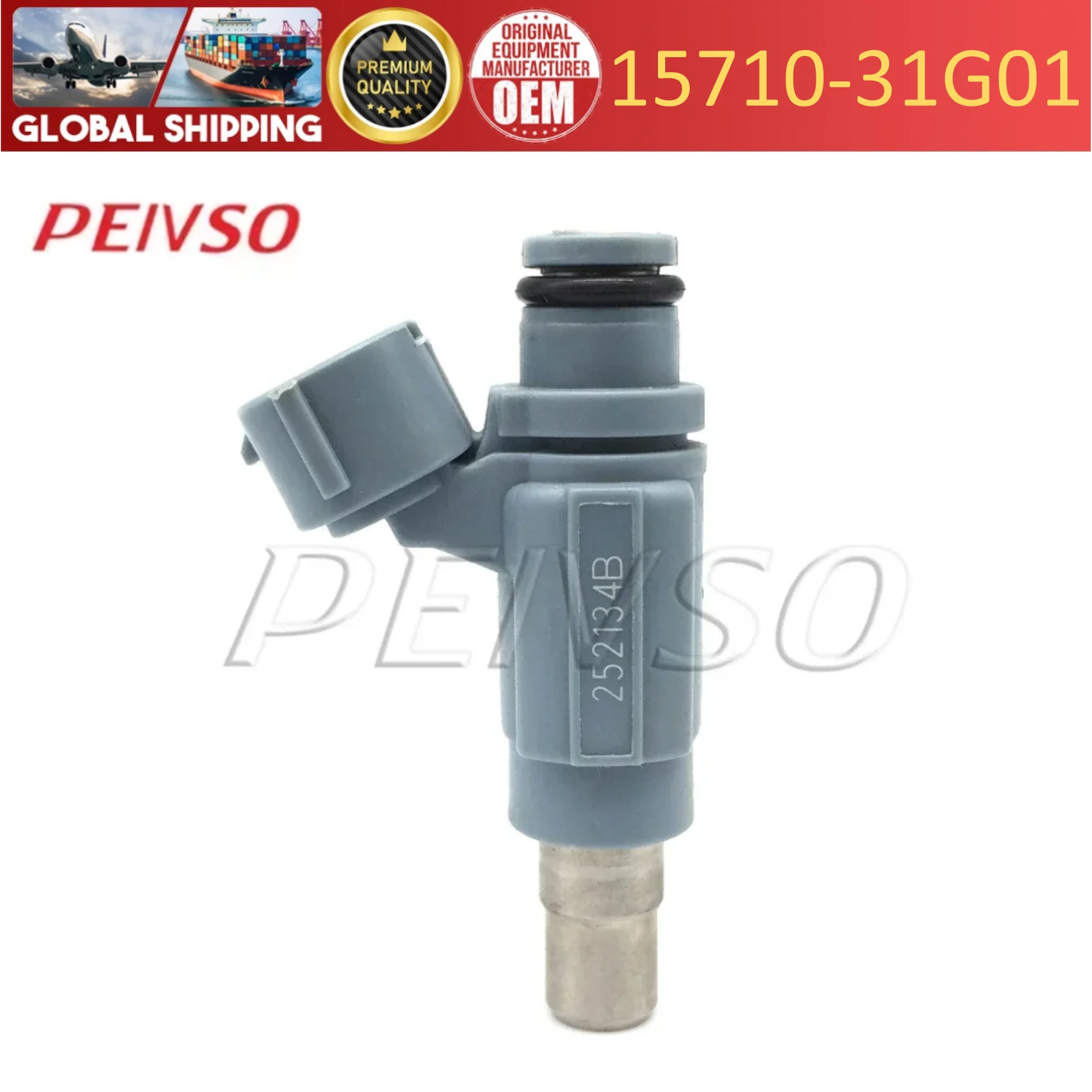 1PCS 15710-31G01 Inyector de Combustible para Suzuki King Quad 700 LT-A700 LTA 700 X ATV LT-A750 05-07 # PEIVSO