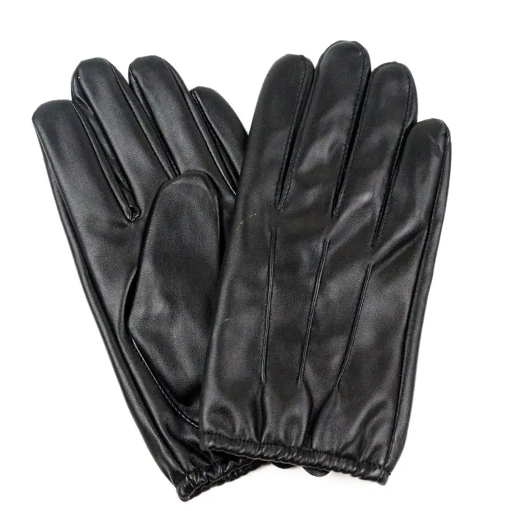 Windproof Unique Keep Warm Waterproof Velet Male Full Finger Gloves Touch Screen Gloves Fashion Accessories Men Leather Mittens