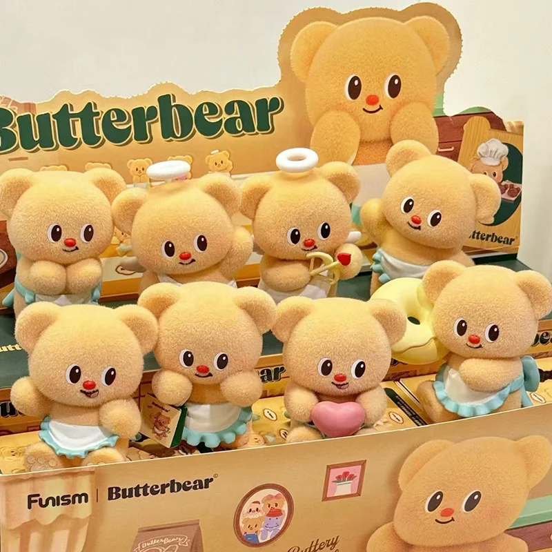 

Butter Bear Genuine Leather Business Day Series Blind Box Cute Doll Cartoon Room Decor Adult & Kids Toy Birthday Gift