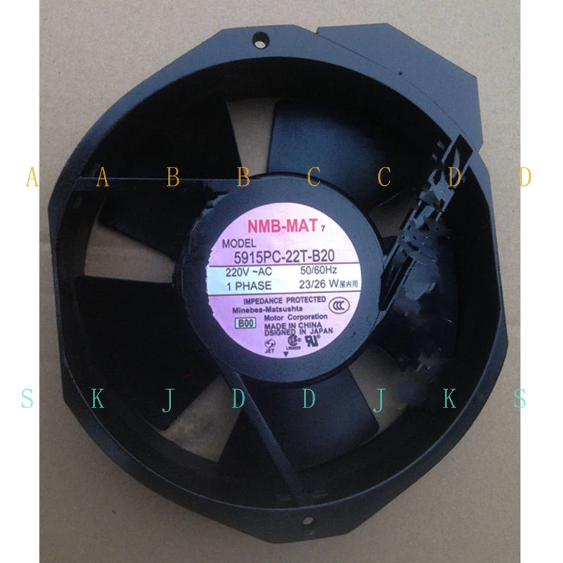 

M New NMB-MAT 5915PC-22T-B20 220V 23/26W cooling fan